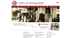 Desktop Screenshot of carmelclayhistory.org